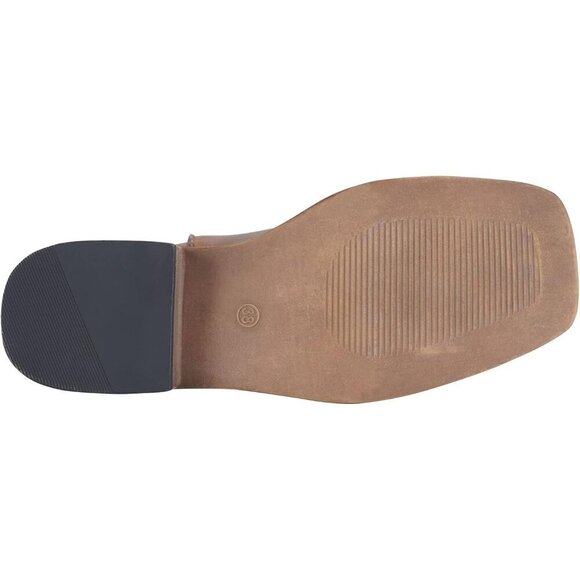 SheSole Western Boots Women Brown Cowboy Leauther Square Toe Wide Mid Calf - Picture 6 of 10